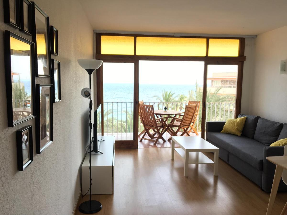 Apartamento Con Vistas Al Mar. Primera Linea De Playa. アグアドゥルセ エクステリア 写真